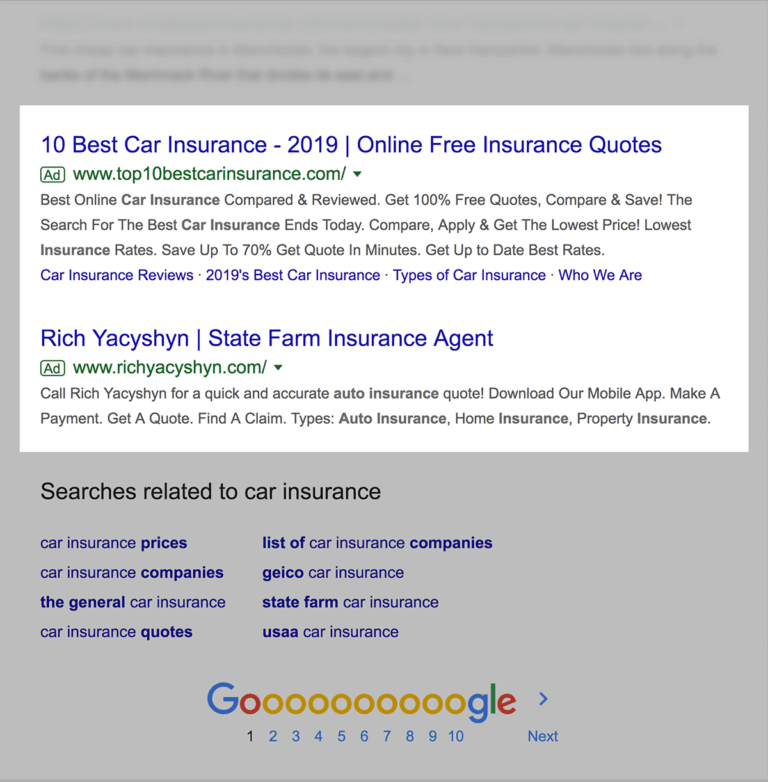 Ads At The Bottom Of Serps Page 